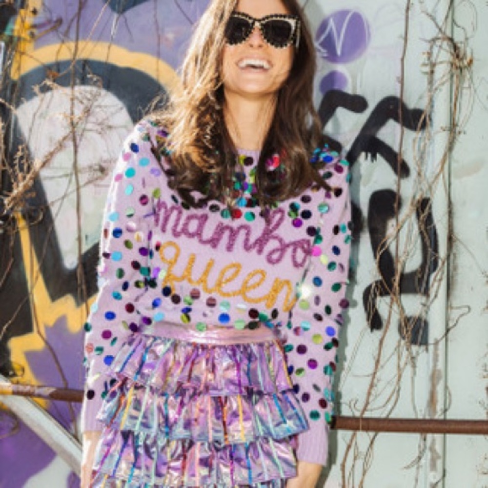 Queen of Sparkles Mambo Queen Sweater